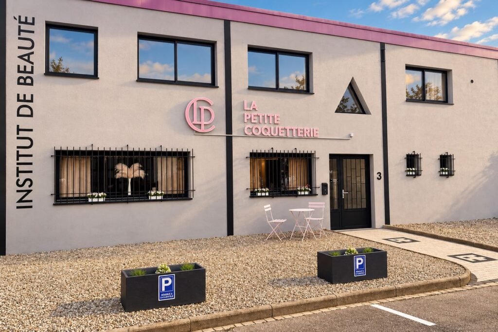 Façade de l’institut de beauté La Petite Coquetterie à Wittenheim